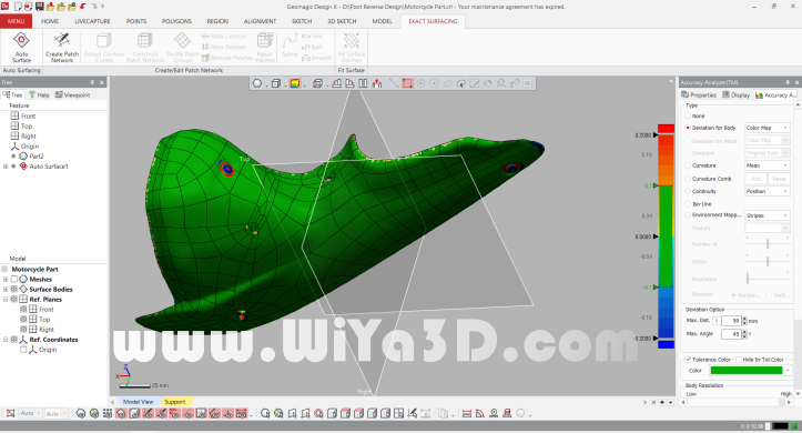 Geomagic Design X Accuracy Check