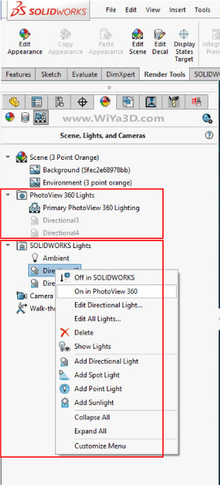 SolidWorks Photoview 360 S016