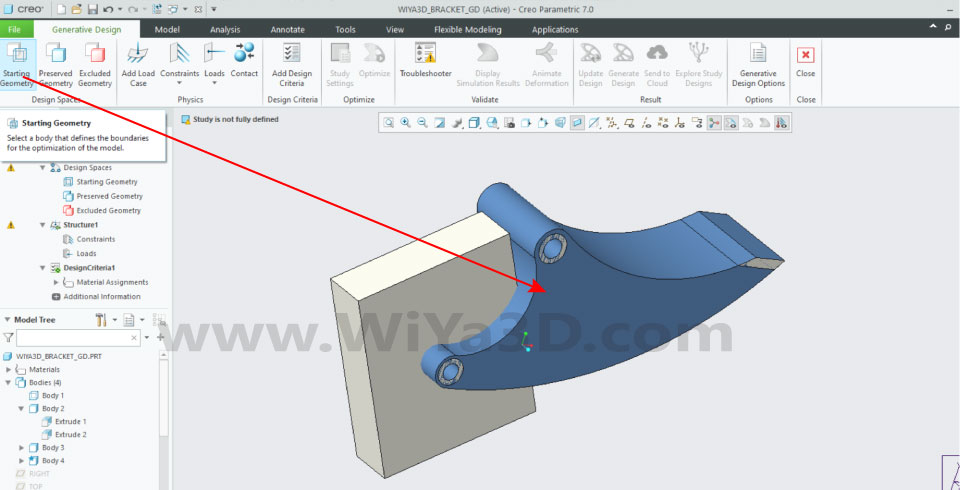 PTC Creo Topology Optimization Generative Design 013