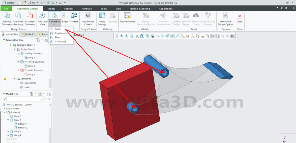 Topology Optimization Generative Design In Ptc Creo